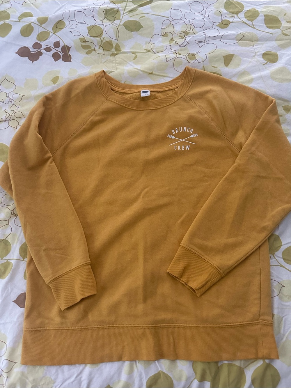 Old Navy Mustard Yellow Crewneck Sweatshirt